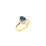 Bague Goutte de Saphir