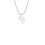 Collier Loup Géométrique