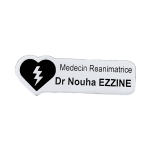 “Broche cœur de Réanimation”