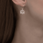 Boucles d'Oreilles Lotus Éternel – Image 2