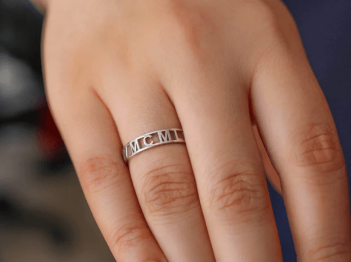 Bague Chiffres Éternels – Image 2