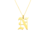 Collier Initiale Dorée