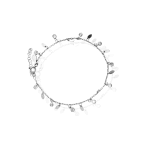 "Bracelet Gouttes d'Argent"