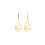 Boucles d'Oreilles Lotus Divin