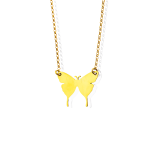 Collier Éclat de Papillon Doré