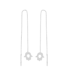 Boucles Hamsa Argentée