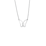 Collier Papillon Initiale