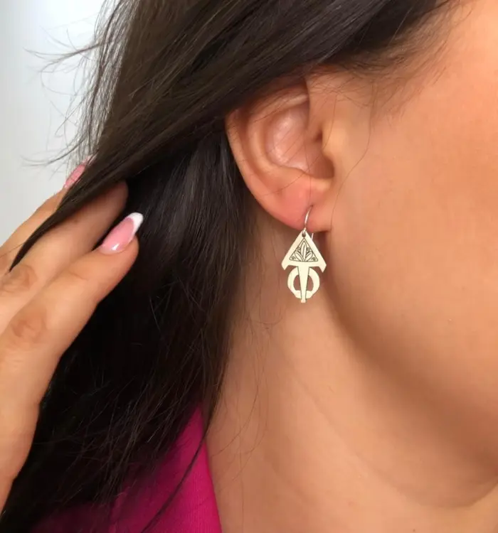 Boucles d'oreilles Symbole Amazigh – Image 2