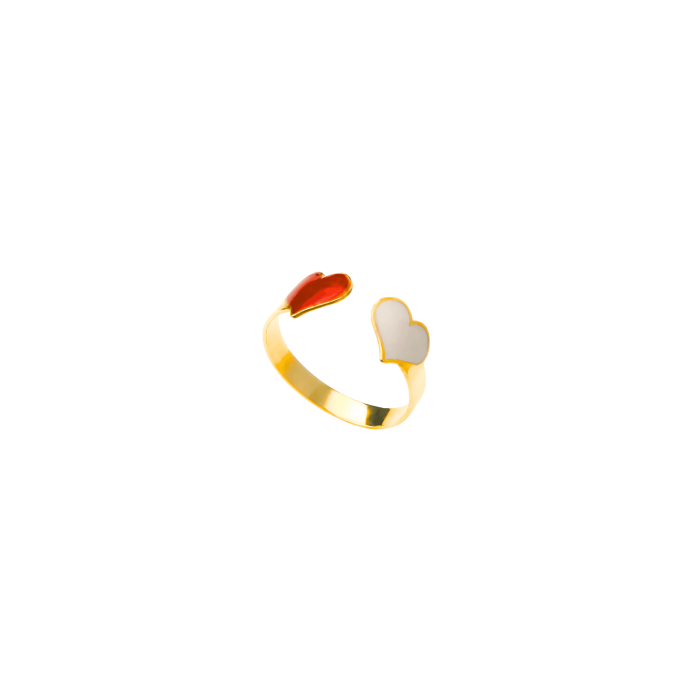 Bague "Cœurs Enlacés" – Image 2
