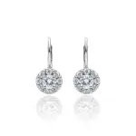 boucles d'oreilles floral orné