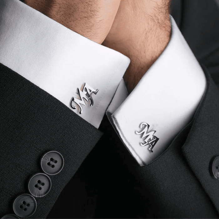 Boutons De Manchette - Initiales Personnalisées – Image 2